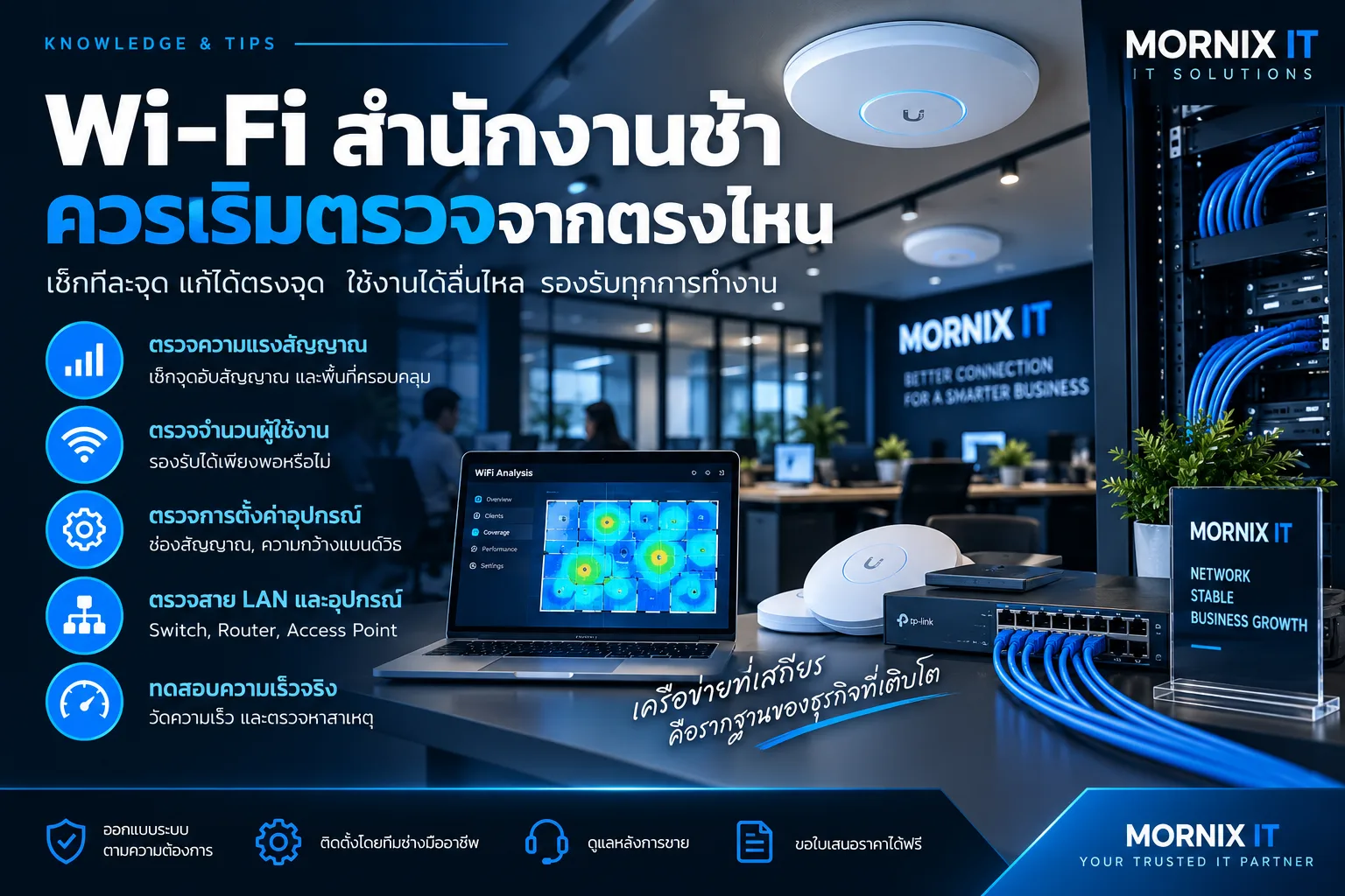 ระบบ Wi-Fi สำนักงาน