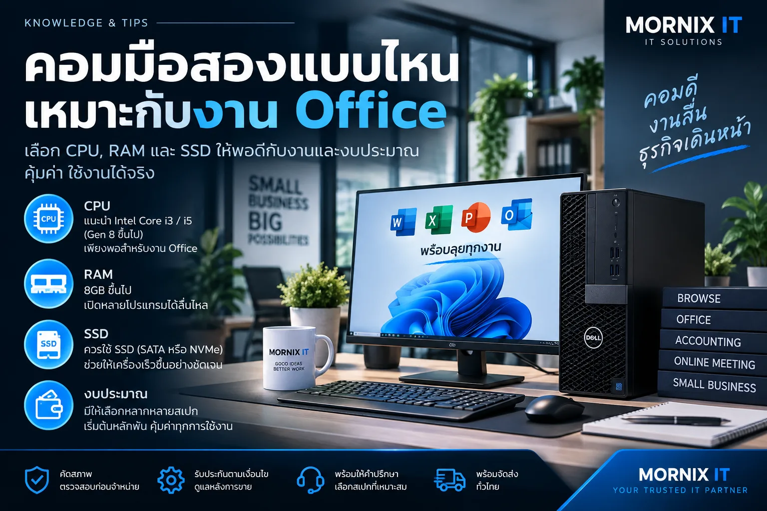 คอมพิวเตอร์มือสองสำหรับงาน Office